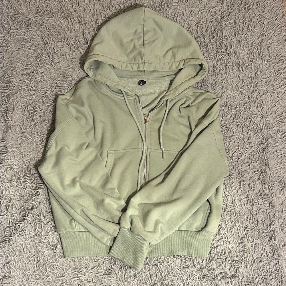 Women's Green Hoodie Sweater